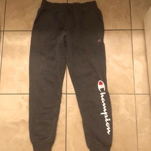Cute grey champion sweatpants.